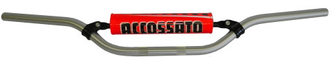 Handlebar ACCOSSATO aluminium, 22 mm silver