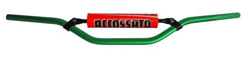 Handlebar ACCOSSATO aluminium, 22 mm green