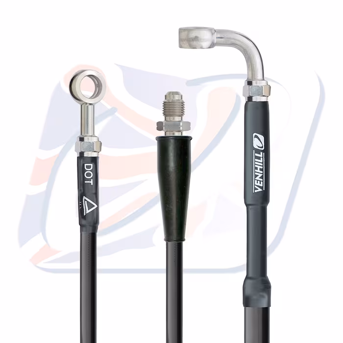 Front brake hose Venhill SHR-1-005/P Crni