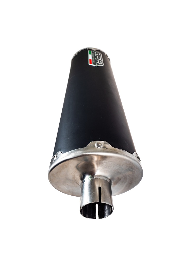 Slip-on exhaust GPR EVO4 ROAD SC.CAT.13.EVO4 Matte Black including removable db killer, link pipe and catalyst