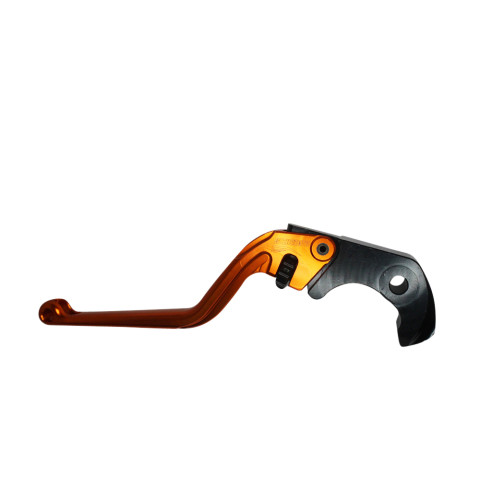 Clutch Lever ACCOSSATO ESH088 fixed CNC-worked aluminium, orange