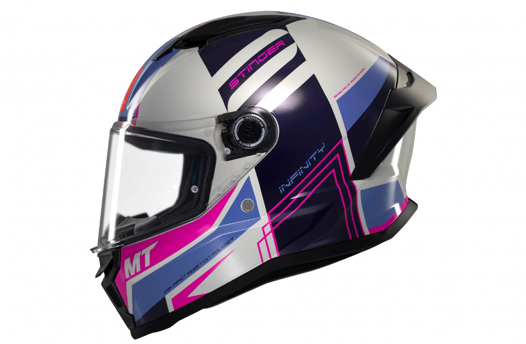 Full face helmet MT Helmets STINGER 2 TRON C8 GLOSS L