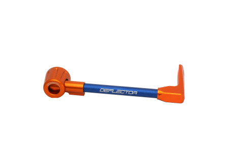 Lever guard ACCOSSATO DE001 with blue hose and joint right, aluminium