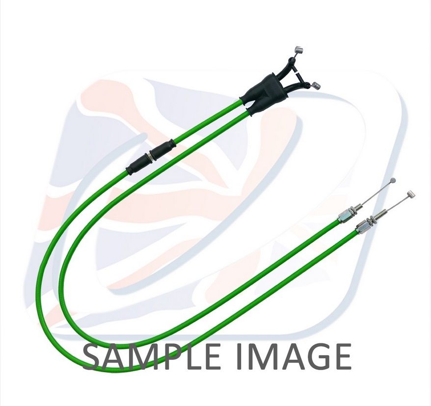 Throttle cables (pair) Venhill S01-4-063-GR featherlight green