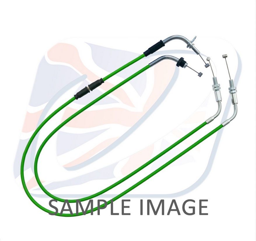 Throttle cables (pair) Venhill S01-4-111-GR featherlight green