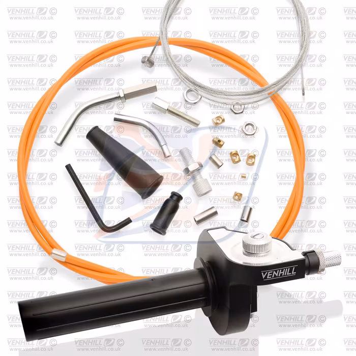 Universal 600A twistgrip conversion Venhill U01-4-600A Orange