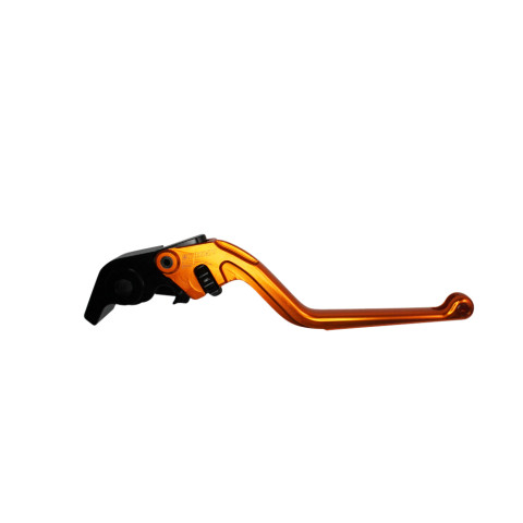 Brake lever ACCOSSATO EDF011 fixed CNC-worked aluminium, orange