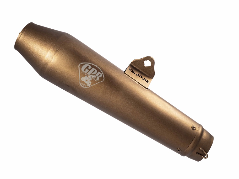 Universal silencer GPR ULTRACONE CAFÉ RACER CAFE.19.ULTBRZ Bronze without link pipe