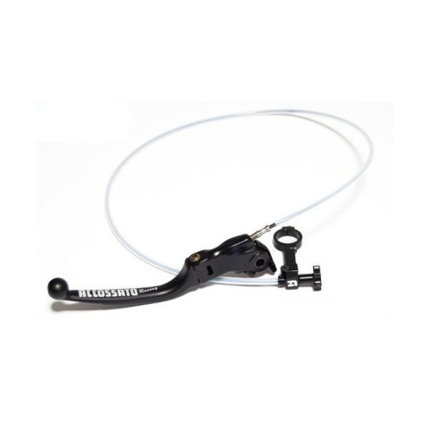 Brake lever folding ACCOSSATO RA002 with integrated remote adjuster for original brake master cylinders Crni