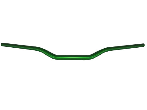 Handlebar ACCOSSATO HB032 Aluminium Made With Variable Diameter - 28 mm silver