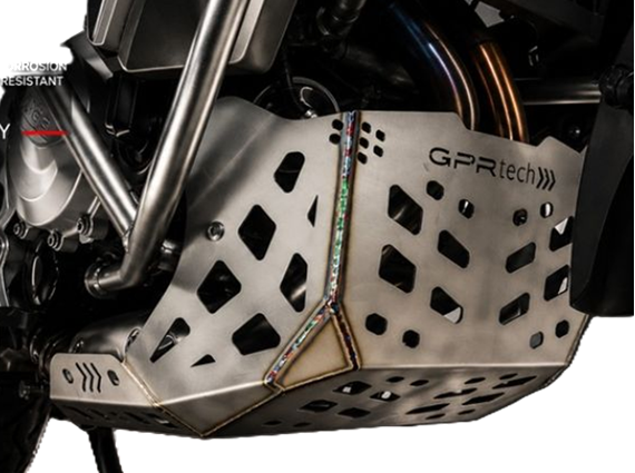 Skid plate GPR tech VG.PRC.1.3 titanium