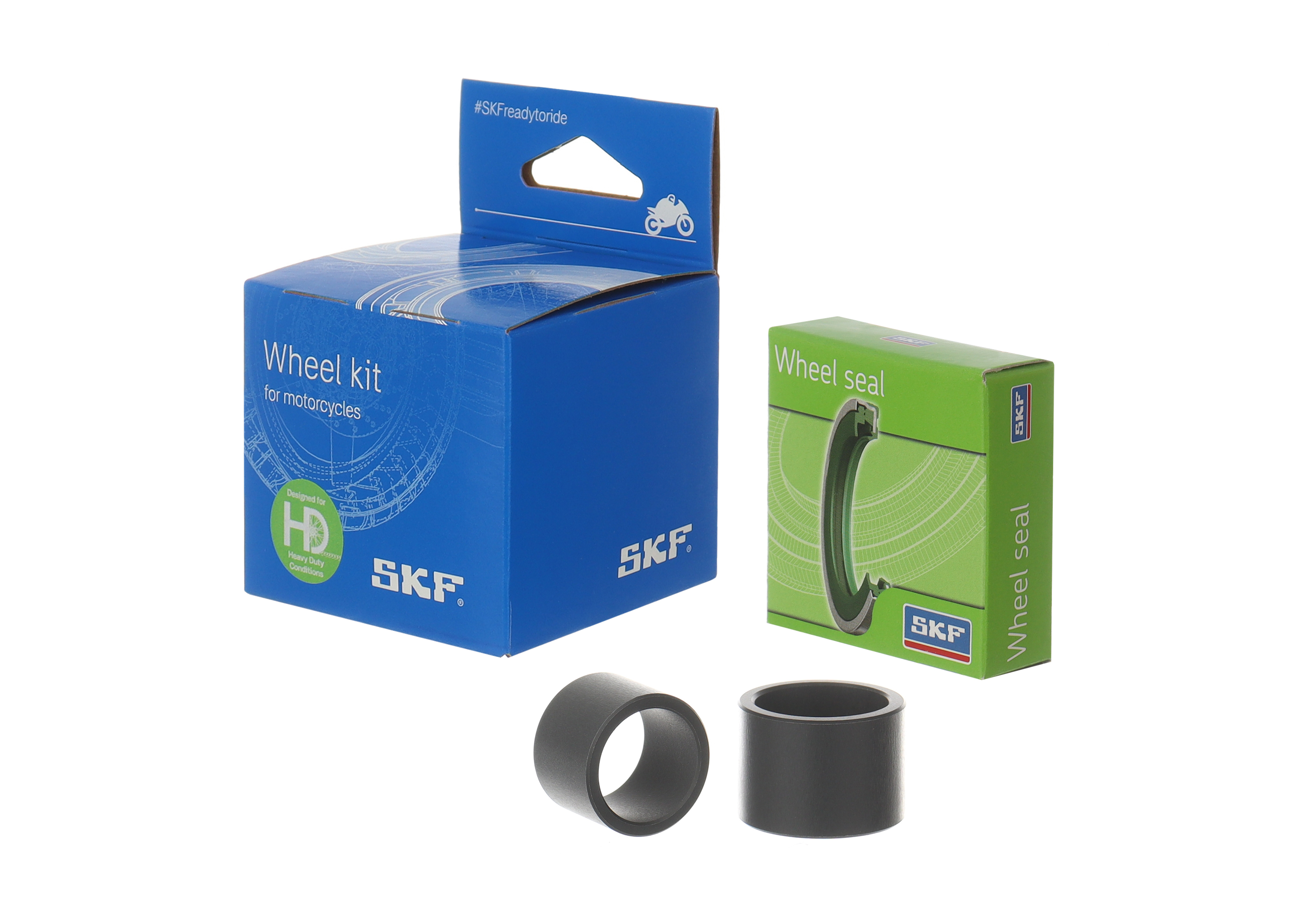 Wheel seals and spacers kit SKF VKWB-F-12-HDS-C front