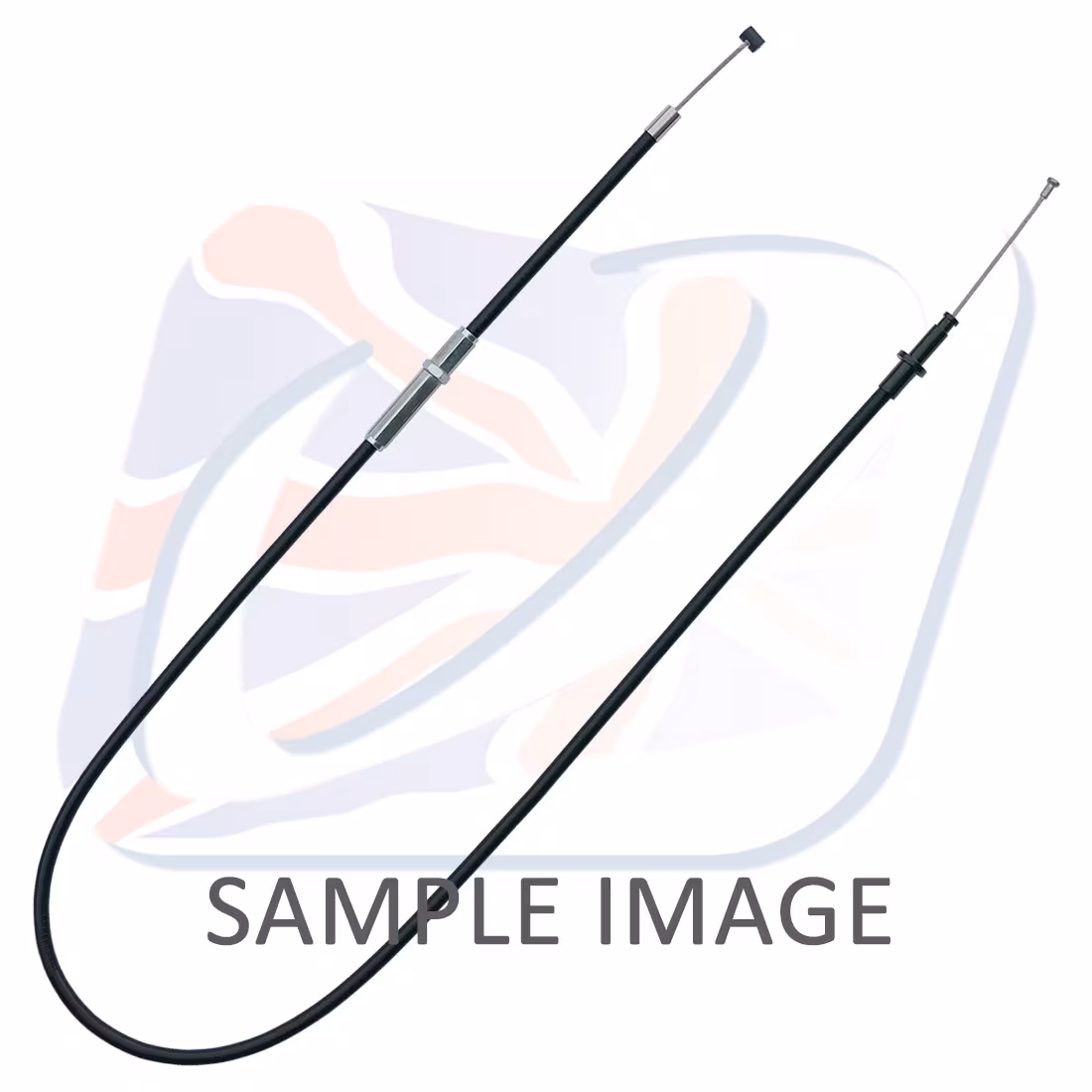 Rear brake cable Venhill Y01-2-055 Crni