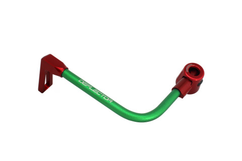 Lever guard ACCOSSATO DE002 with green hose and joint left, aluminium