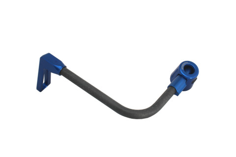 Lever guard ACCOSSATO DE007 with black hose and joint left, carbon