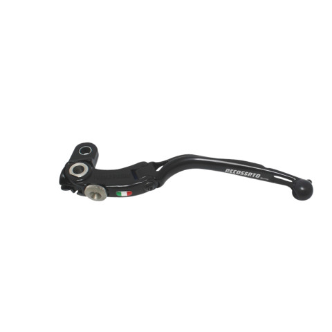 Folding lever ACCOSSATO LV017 in aluminium for ACCOSSATO full clutch Crni