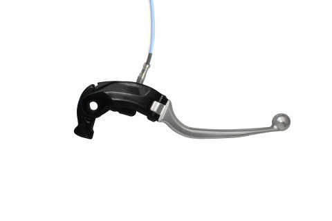 Brake lever folding ACCOSSATO LV021 with integrated adjuster for Nissin radial master cylinder silver