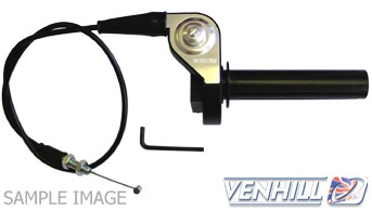 Fast action twistgrip 600A Venhill Y01-4-043/9 including cable