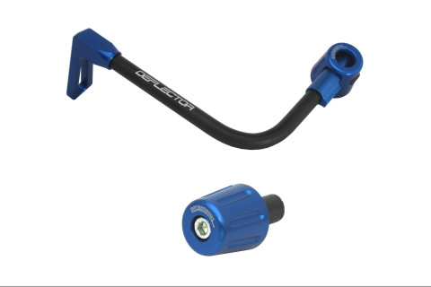 Lever guard in aluminium + right end ACCOSSATO DE005 with black hose and joint left