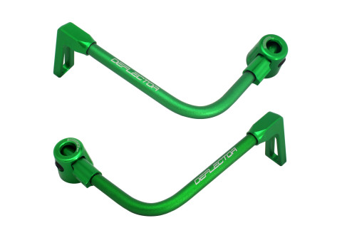 Lever guard ACCOSSATO DE003 with green hose and joint right + left , aluminium