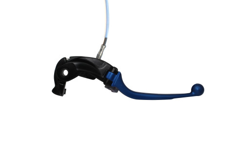 Brake lever folding ACCOSSATO LV022 with integrated adjuster for Nissin radial master cylinder plavi