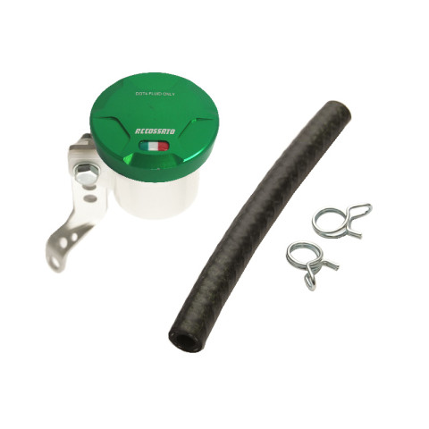 Mounting kit clutch fluid reservoir ACCOSSATO KITVP 15ml green